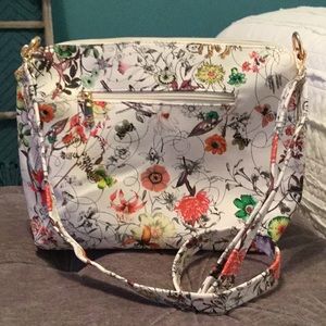 Floral crossbody purse